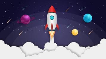 Rocket Royalty Free Vector Image - VectorStock