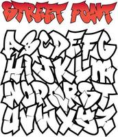 Graffiti Street Font vector