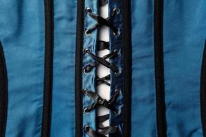 blue corset photo