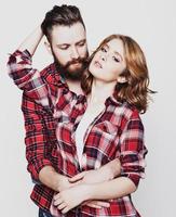 Hipster couple. photo