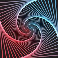 Abstract color optical illusion background vector