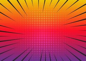 Retro gradient starburst vector