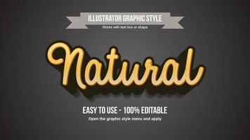 Yellow handwritten editable font with long shadow vector