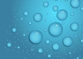 Water drops background  vector