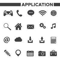 Set Of Application Icons vector