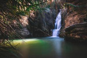 Silky waterfall in Cyprus photo
