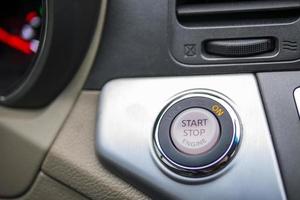 Car ignition button  photo