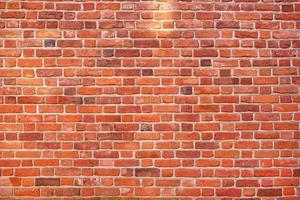 Red brick wall texture  background