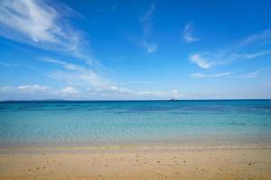 Empty Koh Rok Beach in summer season, Thailand photo