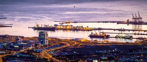 Bird's eye view of city by the bay photo