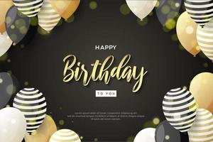 Background Celebration with Gold Script Writing vector