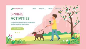Spring Activities Landing Page 