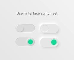 UX Interface switch set
