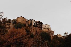 Houses on a cliff