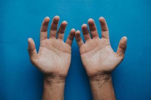 Closeup of hands photo