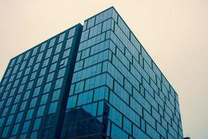 High rise building with glass windows  photo