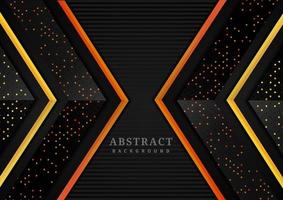 Abstract triangle geometric overlapping layers  vector