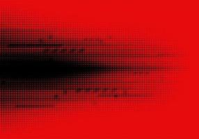semitono negro abstracto sobre fondo rojo vector