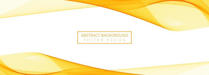 Free yellow banner - Vector Art