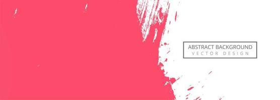 Abstract Pink Paint Stroke Banner vector