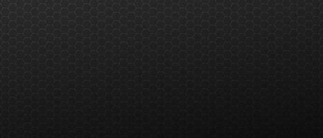 Dark horizontal background with metal hexagons frames. vector