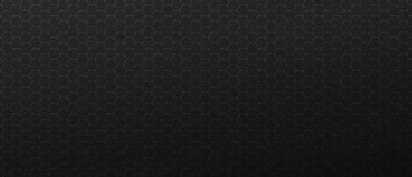 Dark horizontal background with metal hexagons frames. vector