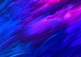 Abstract Dark Neon Blue, Pink Paint Brushstroke Texture
