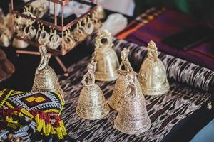 Gold colored bells  photo