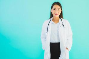 Portrait of an Asian woman doctor  photo