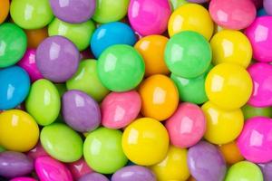 Colorful coated candy photo