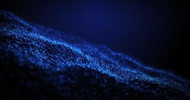Particle technology abstract waves background