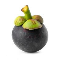 Close-up of a mangosteen photo