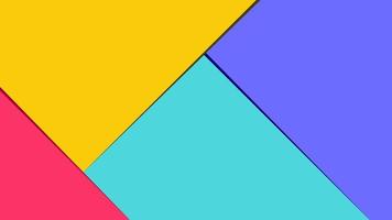Fondo geométrico plano minimalista creativo vector