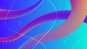 Moderno abstracto líquido ondulado formas fluidas futurista banner de fondo. vector