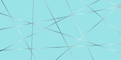 Silver gradient criss cross lines on blue vector