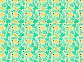 Tropical leaves pattern vector