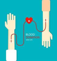 Blood donation POSTER vector