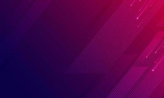 Purple pink gradient design with geometric panel vector