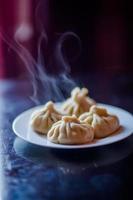 Dim sum on plate photo