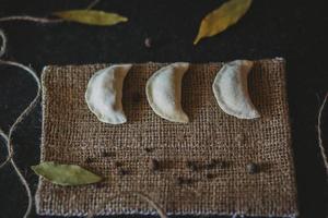 Empanadas on cloth photo