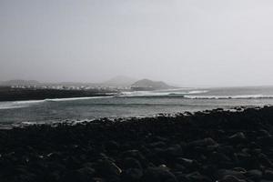 Ocean and mountains photo