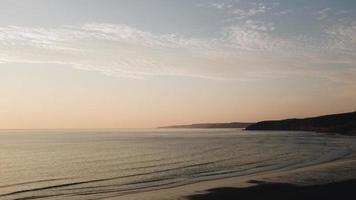 Silhouette of coastal mountains photo