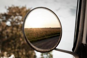 Vehicle side mirror photo