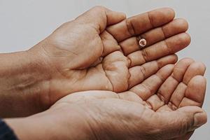 Close up photo of hands