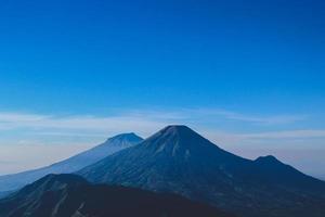 Blue mountain view photo