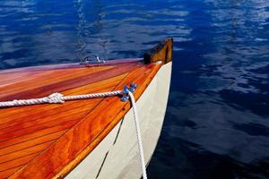 Front end of sailboat  photo