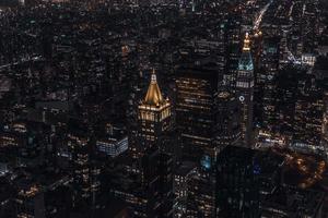 Aerial view of city  photo