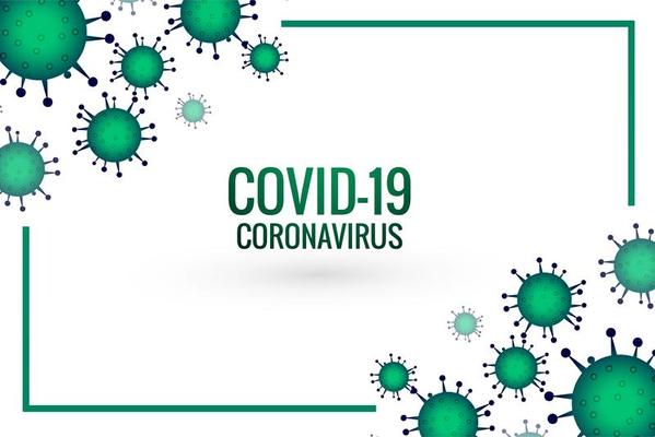 Green Coronavirus outbreak cell and frame design