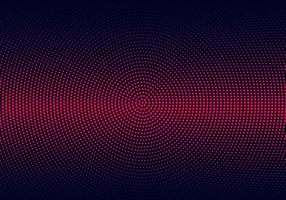 Modern red circular halftone pattern vector