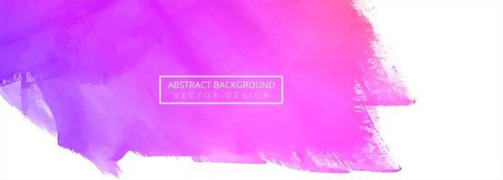 Abstract bright pink colorful watercolor banner vector